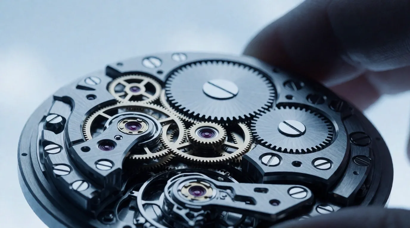 Mechanical precision background